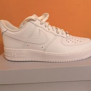 Nike Air Force,  color: white, size: 10 women, the shoe is in good condition!